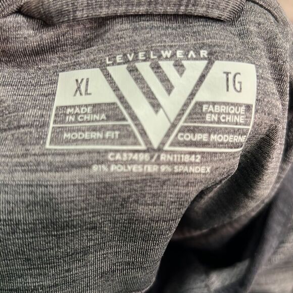 Level Wear Gray Indiana Hoosiers 1/4 zip hooded shirt size XL EUC - Picture 10 of 11